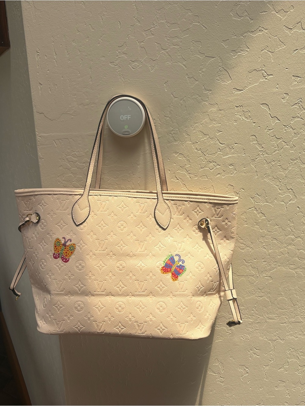 Monogram Empriente Neverfull Embossed Tote with Colorful Flower Accents - Picture 4 of 10